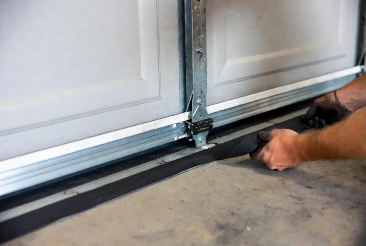 We replace the garage door bottom seal