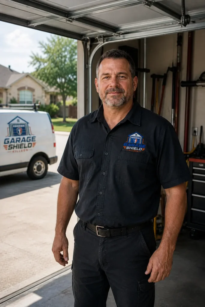 senior technician Ryan Mitchell